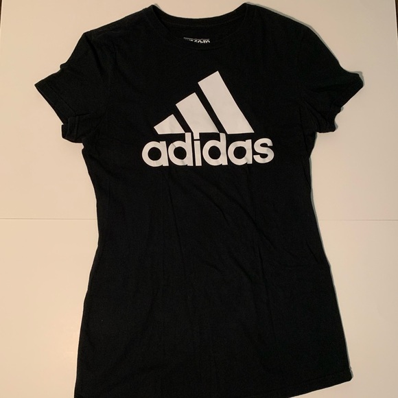 Adidas T-shirts Black and White Size Small - Picture 4 of 11